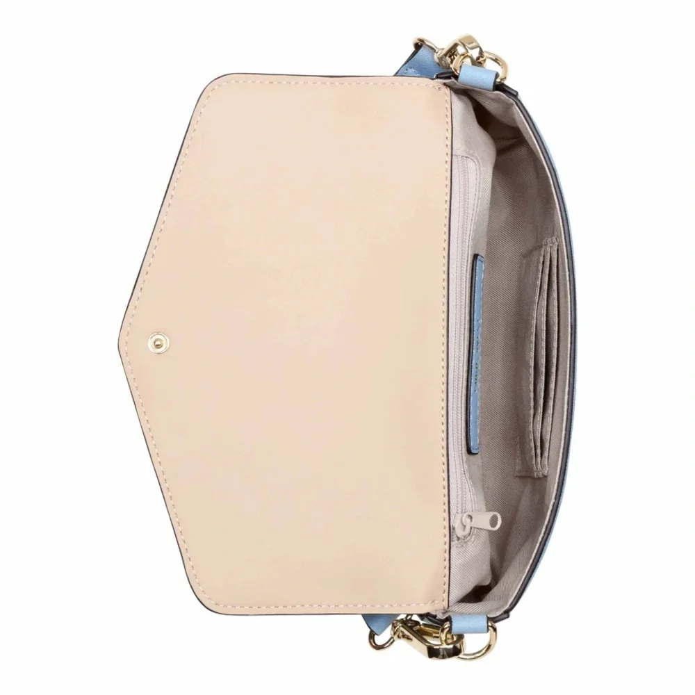 Nine West Light Blue Crossbody With Card Case - NWT